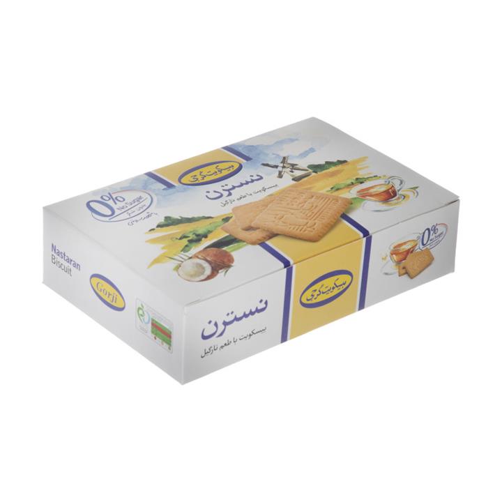 بیسکویت نسترن گرجی بدون شکر باطعم نارگیل - 330 گرم